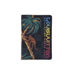 Louis Vuitton Graphite Black de Poche Jungle Vertical Wallet